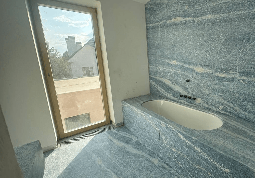 ОБЛИЦОВКА СТЕН ВАННОЙ ИЗ МРАМОРА Azul Emperador(Азул Имперадор) — изображение 2